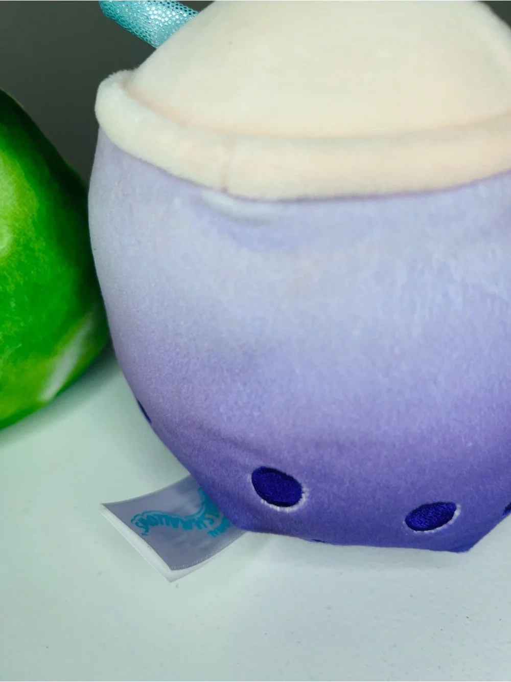 Squishmallows Pink & Green Citrus Plush Pillow